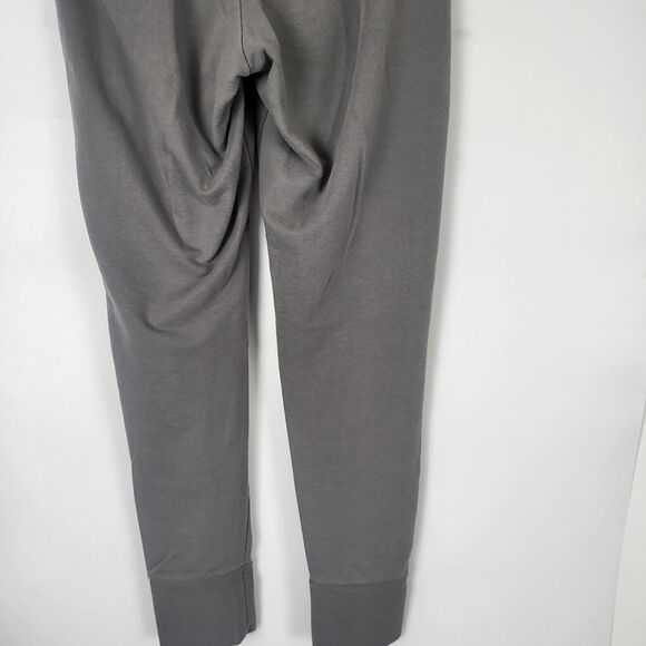 FP Free People Movement Sweatpants M Womens Grey Cuffed High Rise Pockets - Picture 7 of 9